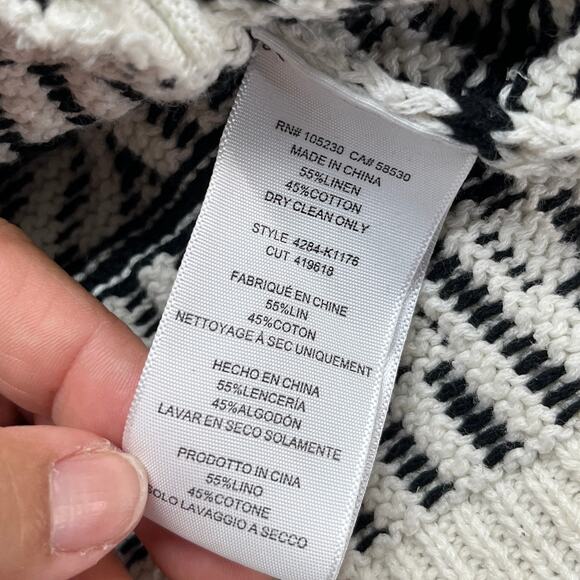 Joie Women's Linen Cotton Blend Knit Jacolyn Zip Up Sweater Blazer Size Small - Picture 5 of 7